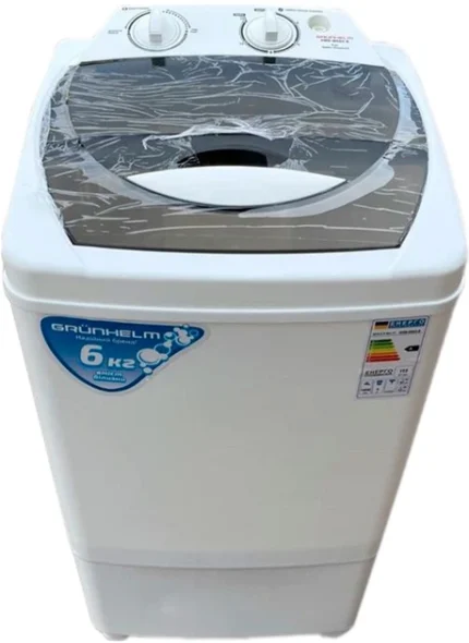 Пральна машина Grunhelm GWB-W-602-B(6.0кг.біл.)напівавтомат