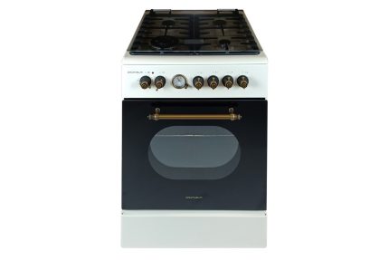 Плита газова Grunhelm FDR-661234BEбеж.60см.(Електрична дух.