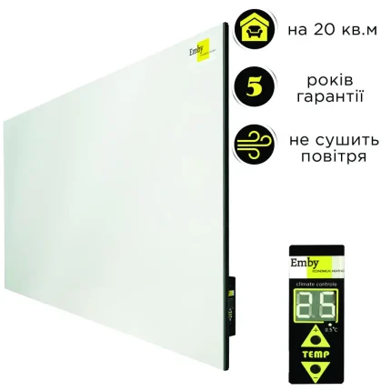 Обігрівач EMBY панель.керам.1000Вт.(123700)