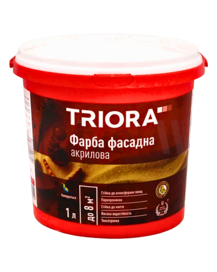 Водоемульсія Triora фасад акрилова 1.4 кг