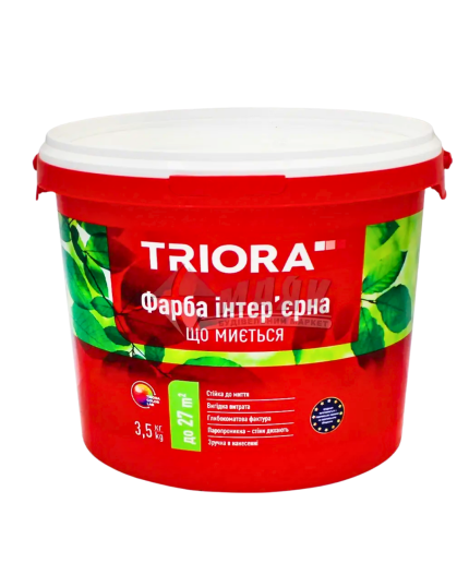 ВодоемульсіяTriora інтер'єрна миється 3.5 кг