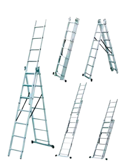 Драбина універс.Werk 3*8 (5.1/2.3м) (35274)
