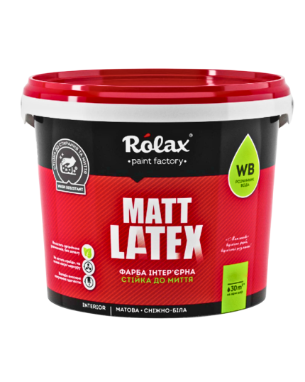 Водоемульсія Mattlatex 1.4 кг Ролакс