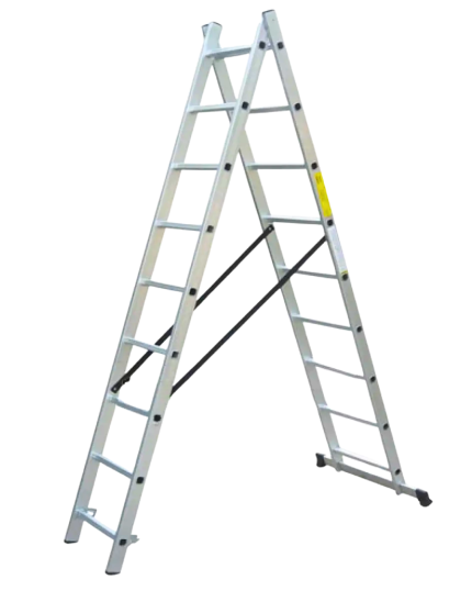 Драбина універс.Werk 2*9 (4.2/2.6м) (36785)